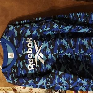 Reebok men's sweatshirt blue camo size XL